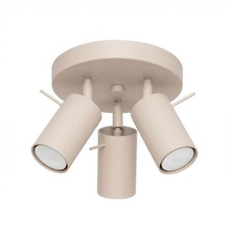 Sollux Lighting Plafone taupe acero alt. 14.5 cm