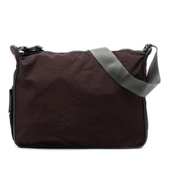 Prada Pre-owned Nylon Crossbody Bag - Dames - Pre-owned - Bruin - Maat: ONE Size Nylon