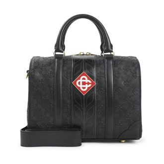 Casablanca Handbags, male, Black, Size: ONE SIZE Mini Monogram Weekender