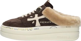 Premiata Micol - Dames - Schoenen - Bruin - Maat: 39 EU Wol