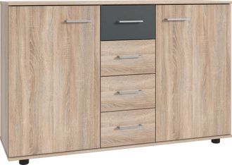 Wimex Kombikommode »Taiga« obere Schublade in Absatzfarbe oder uni weiss