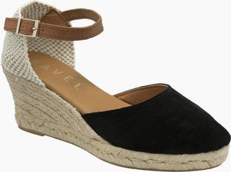 Ravel Womens Burrill Womens Espadrille Wedges - Black - Size: 3