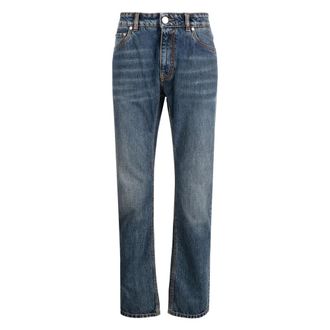 Etro Blue Elegant Straight Jeans