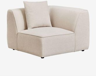 Sklum M&oacute;dulo Esquinero Para Sof&aacute; Modular Tapizado Cardea Sklum