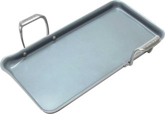 Chantal Induction 21 Tri-Ply Griddle w/ Ceramic Coating - 19.09 x 9.52