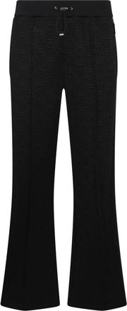 Philipp Plein Broeken, Heren, Zwart, 2Xl, Katoen, Tracksuit Joggers Jacquard Monogram