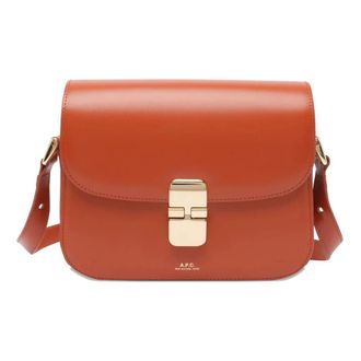 A.P.C. A.p.c., Dames, Tassen, Bruin, Maat: ONE Size Leer