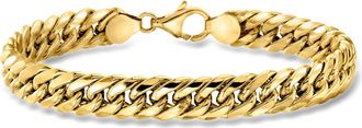 Ross-Simons Italian 10kt Yellow Gold Cuban-Link Bracelet