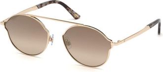 Web Eyewear Gold Metal Sunglasses