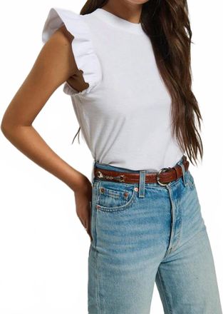 Nation Ltd Womens Paulette Tank Top In White