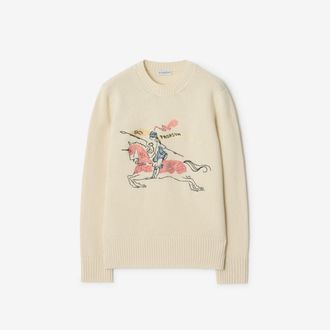Burberry Cross Stitch EKD Wool Cashmere Sweater