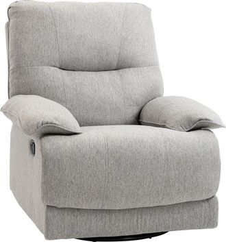 OEM Sof&aacute; Reclinable Manual Sill&oacute;n Relax Tapizado En Tela Reposapi&eacute;s Carga 160 Kg Para Personas 150-190 Cm 89x98x101 Cm Gris