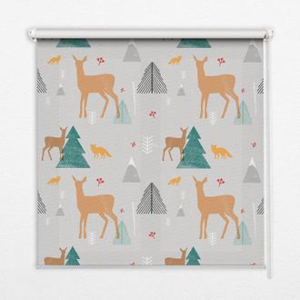 Tulup Tenda A Rullo Interna Per Finestra - Tenda Filtrante Luce - Tenda Privacy - Tenda Decorativa Rettangolare - Rullo Per Interni - (100 Cm X 100 Cm) - Ca