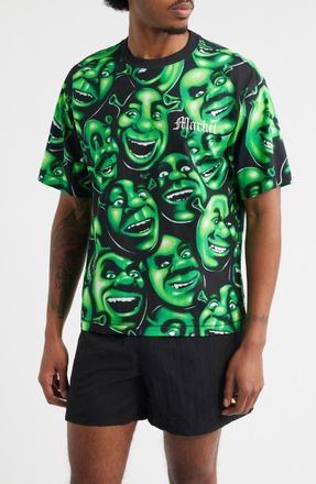 Market x Shrek Print T-Shirt in Multi Green at Nordstrom, Size Xx-Large