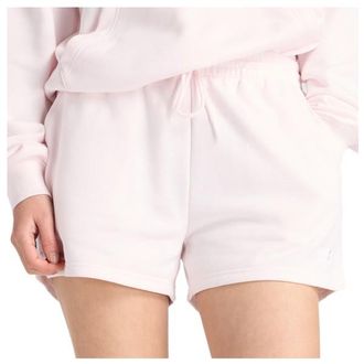 New Balance Sport Essentials French Terry Short Shorts f&uuml;r Damen | wei&szlig;