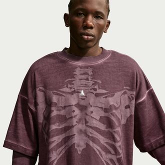 Nike Mens Ja Dri-FIT Long-Sleeve Basketball Top in Red | IO7473-652