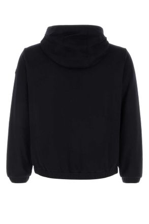 Moncler Mens Midnight Blue Cotton Blend Sweatshirt 779 Maglieria Sweater