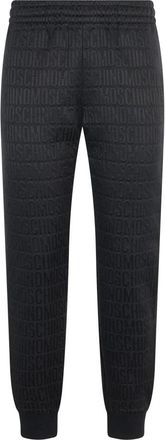 Moschino Sportbroek - Dames - Sweatpants - Zwart - S - Katoen - Broeken