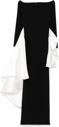 Solace London The Kiana dress - women - Elastane/Polyester/Polyester - 10 - Black