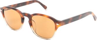 Brunello Cucinelli Womens Tortoiseshell-Effect Round-Frame Sunglasses Ss26 U