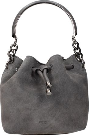 Jimmy Choo London Handtassen Bon Bon Woman Chamois Grijs/Grijs Storm