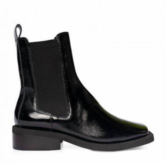 Carrano Womens Urban Edge Patent Leather Boots In Black