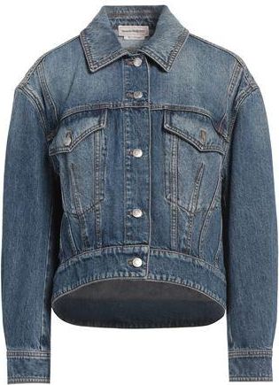 Alexander McQueen COATS & JACKETS - Denim outerwear on YOOX.COM