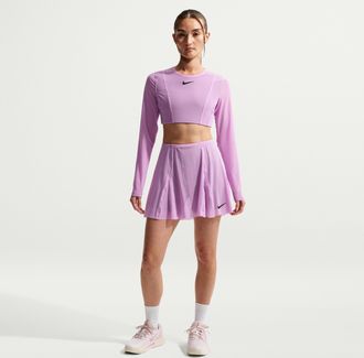 Nike Womens Court Slam High-Waisted Tennis Skirt in Purple | II3472-503