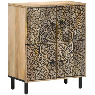 vidaXL Side Cabinet 60x33x75 cm Solid Wood Mango vidaXL