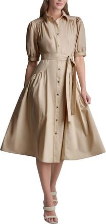DKNY Drop Waist Midi Dress in Moonlight at Nordstrom Rack, Size 2