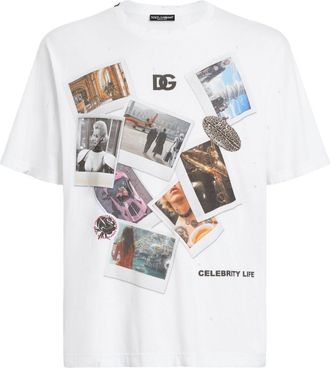 Dolce & Gabbana Photograph-Print T-Shirt - Mens - Cotton