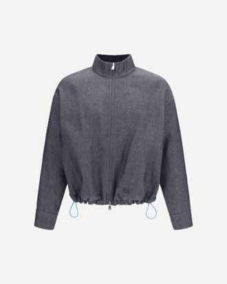 Fendi Giacca denim reversibile Man 48
