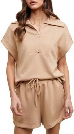 Wishlist Scuba Knit Muscle Top in Taupe at Nordstrom Rack, Size Medium