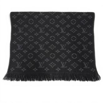 Louis Vuitton Pre-owned Stole - Heren - Pre-owned - Zwart - Maat: ONE Size Wol
