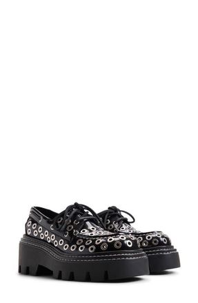 Sperry Top-Sider x MONSE Authentic Original 2-Eye Lug Boat Shoe in Black at Nordstrom, Size 9.5