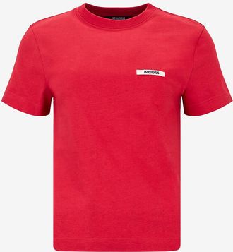 Jacquemus Kurzarm-T-Shirt Le tshirt Gros Grain
