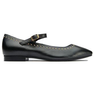 Reqins Womens Texane Rock Shoes - Black Leather - Size UK 6