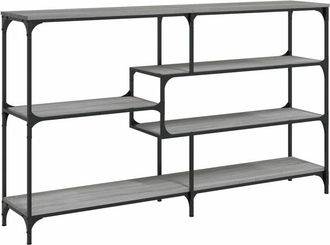 vidaXL Console Table Grey Sonoma 160x32x95 cm Engineered Wood Vidaxl