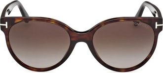 Tom Ford Eyewear Occhiali da sole tondi - Marrone