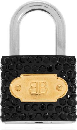 Balenciaga Bag Accessories, female, Black, Size: ONE SIZE Padlock-shaped Pendant