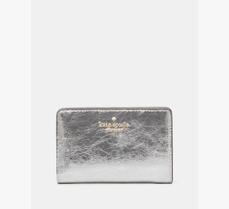 Kate Spade New York Madison Metallic Medium Bifold Wallet