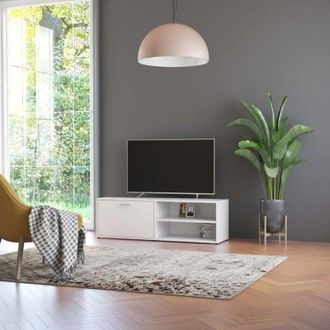 vidaXL Vidaxl - Mobile Porta tv Bianco 120x34x37 cm in Legno Multistrato