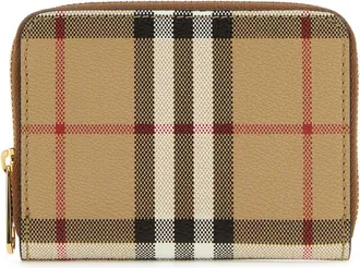 Burberry Printed E Canvas Wallet