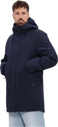 KRAKATAU Qm613 Parka - Heren - Mantels - Blauw - Maat: 2XL
