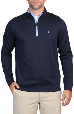 Tailorbyrd Modal Blend Quarter Zip Pullover in Navy at Nordstrom Rack, Size Xx-Large