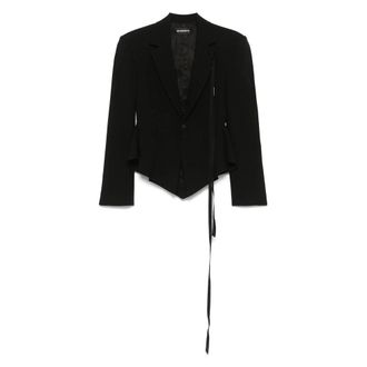Ann Demeulemeester Jackets Black