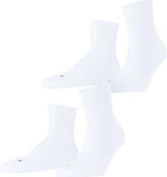 Falke Run Rib Short Socks in White at Nordstrom, Size X-Small