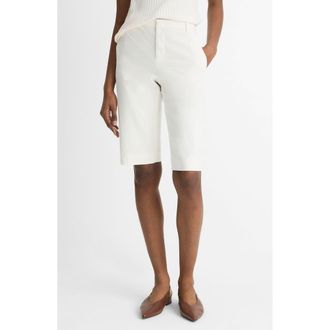 Vince Avery Mid Rise Chino Shorts in Off White at Nordstrom, Size 14