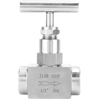 OEM V&aacute;lvula De Aguja Recta De Acero Inoxidable Con Rosca Hembra Bspp Para Conducci&oacute;n De Agua (1/2 Pulgada) -crezuo