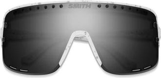 Smith Ultralite 145mm Sunglasses in Snow White /Chromapop Black at Nordstrom